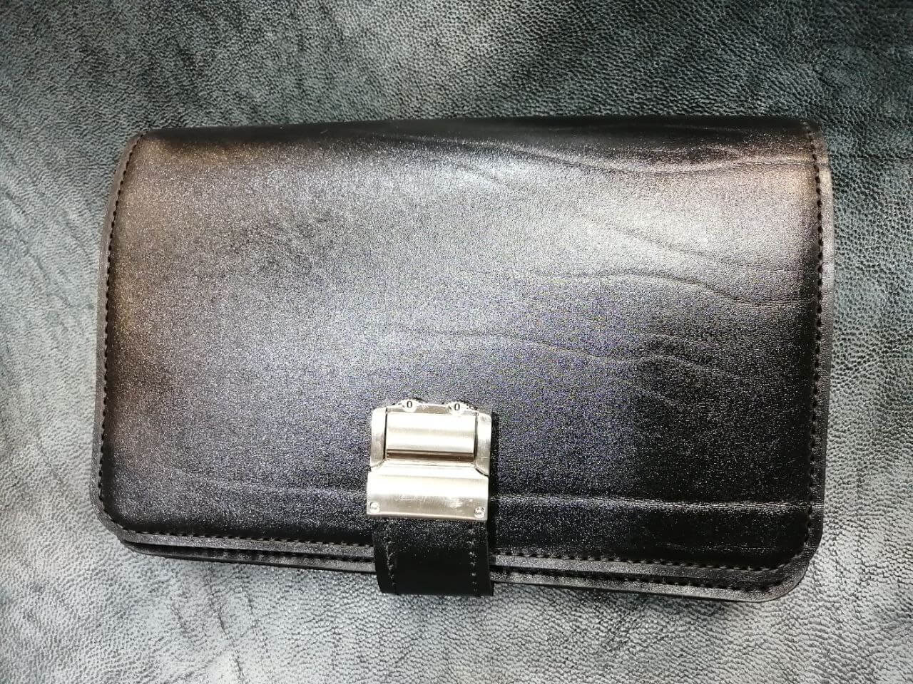 کیف مدارک مردانه چرمی با قفل رمزدار