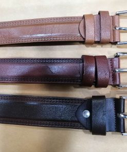 کمربند چرمی مردانه از چرم گاومیش