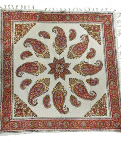 سفره قلمکار اصفهان طرح سنتی سایز ۱×۱ متر