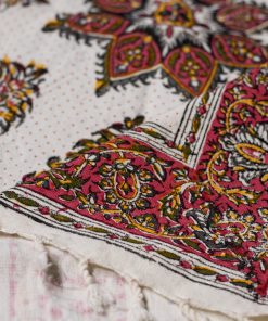 سفره قلمکار اصفهان طرح سنتی سایز ۱×۱ متر